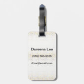 Hintergrundfarbe Gepäckanhänger (Rückseite vertikal)