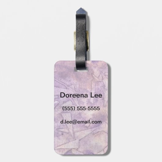 Hintergrundfarbe Gepäckanhänger (Rückseite vertikal)