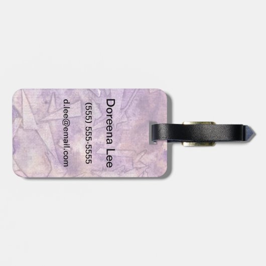 Hintergrundfarbe Gepäckanhänger (Rückseite horizontal)