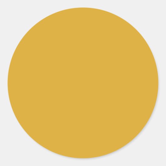 Hintergrundfarbe - Gold Runder Aufkleber (Vorderseite)