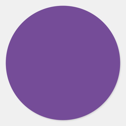 Hintergrundfarbe - Lila Runder Aufkleber (Vorderseite)