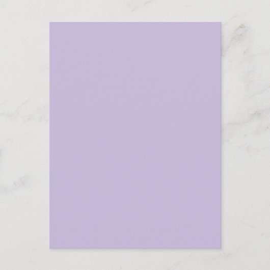 Hintergrundfarbe - Lilac Postkarte (Vorderseite)