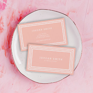 HINTERGRUNDFARBE MIT WEISSEN GRENZEN VISITENKARTE