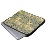 Hintergrundfarbe, nahtloses Muster Laptopschutzhülle (Vorne Knopf)