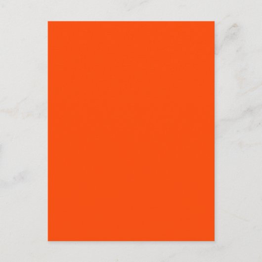 Hintergrundfarbe Orange Postkarte (Vorderseite)