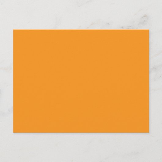 Hintergrundfarbe - Orange Postkarte (Vorderseite)