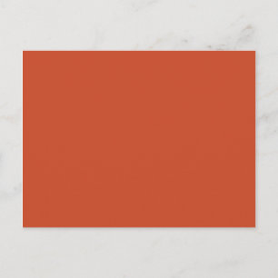 Hintergrundfarbe - Orange verbrannt Postkarte