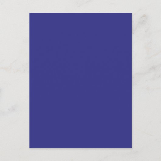 Hintergrundfarbe - Royal Blue Postkarte (Vorderseite)