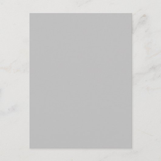 Hintergrundfarbe Vorlage Silver Grau Postkarte (Vorderseite)