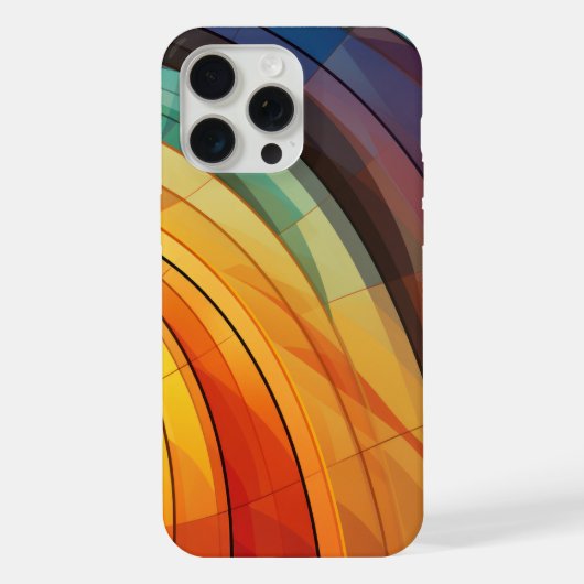 Hintergrundgestaltung in Regenbogenfarben iPhone Hülle (Rückseite)