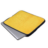 Hintergrundgoldene Textur gelb Laptopschutzhülle (Vorne Knopf)