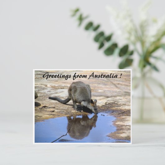 Hintergrundgrüße Postkarte (Stehend Vorderseite)