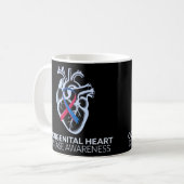Hintergrundinformation zur angeborenen Herzerkrank Kaffeetasse (Vorderseite Links)