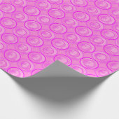 Hintergrundinformationen Blume für Akzente Rosa Geschenkpapier (Ecke)