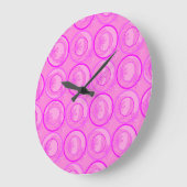 Hintergrundinformationen Blume für Akzente Rosa Große Wanduhr (Winkel)