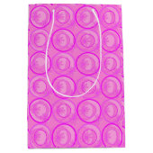 Hintergrundinformationen Blume für Akzente Rosa Mittlere Geschenktüte (Vorderseite)