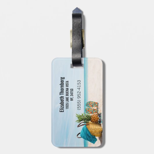 Hintergrundinformationen für Beach-Elemente - benu Gepäckanhänger (Rückseite vertikal)