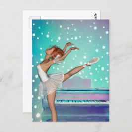 Hintergrundinformationen zu Ballerina und Aquamari Postkarte