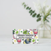 Hintergrundinformationen zu den Gesundheitsgetränk Visitenkarte (Stehend Vorderseite)