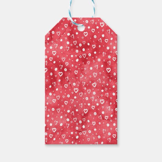 Hintergrundinformationen zu den weißen Herz-Kreisl Geschenkanhänger (Vorderseite)