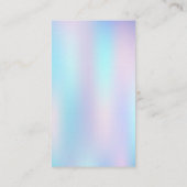 Hintergrundinformationen zu farbigen Graidents Visitenkarte (Rückseite)