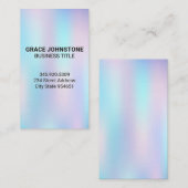 Hintergrundinformationen zu farbigen Graidents Visitenkarte (Vorne/Hinten)