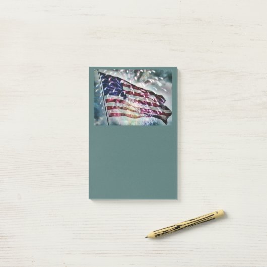 Hintergrundinformationen zu Feuerwerken Post-it Klebezettel (Auf Schreibtisch)