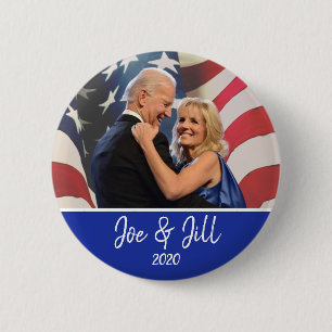 Hintergrundinformationen zu Flag Joe & Jill Biden  Button