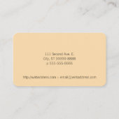 Hintergrundinformationen zu Massage Text Hands Sep Visitenkarte (Rückseite)