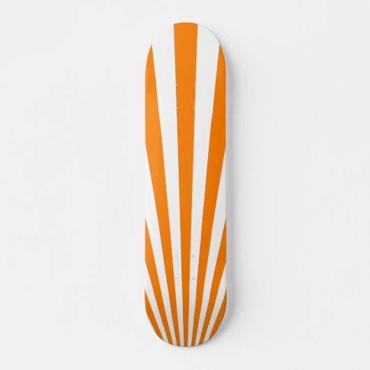 Hintergrundinformationen zu Orange Sun Rays Skateboard (Vorne)