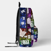 Hintergrundinformationen zu Regenbogenbüchern Bedruckter Rucksack (Links)