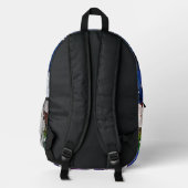 Hintergrundinformationen zu Regenbogenbüchern Bedruckter Rucksack (Rückseite)