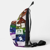 Hintergrundinformationen zu Regenbogenbüchern Crossbody Bag (Rechts)
