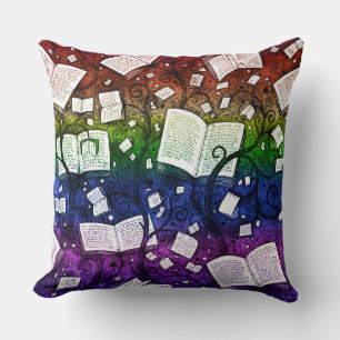 Hintergrundinformationen zu Regenbogenbüchern Kissen