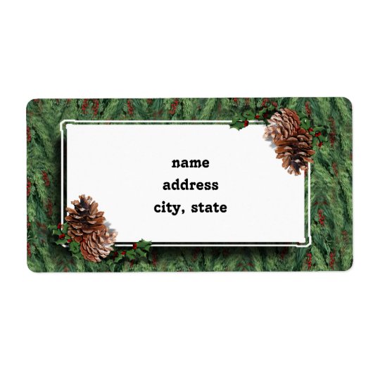 Hintergrundinformationen zu Weihnachtsbaum mit Tag (Vorne)