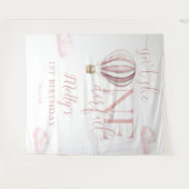 Hintergrundinformationen zum 1. Geburtstag Foto Wandteppich (Vorderseite (Horizontal))