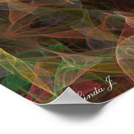 Hintergrundinformationen zum abstrakten Fraktal Le Poster (Ecke)