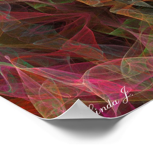 Hintergrundinformationen zum abstrakten Fraktal Le Poster (Ecke)