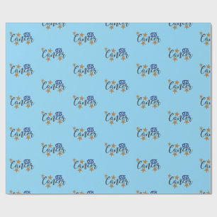 Hintergrundinformationen zum Blue Background des K Geschenkpapier