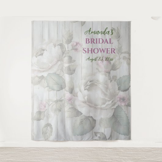 Hintergrundinformationen zum Brautparty-Foto mit V Wandteppich (Vorderseite)