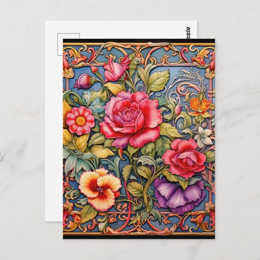 Hintergrundinformationen zum farbenfrohen 3D-Effek Postkarte (Vorne/Hinten)