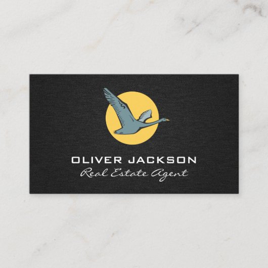 Hintergrundinformationen zum Flying Goose Icon Lin Visitenkarte (Vorderseite)