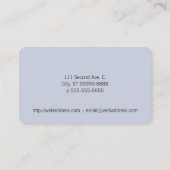 Hintergrundinformationen zum Foto "Massentext" Visitenkarte (Rückseite)