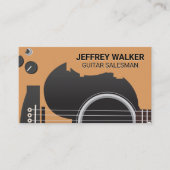 Hintergrundinformationen zum Gitarreninstrument Visitenkarte (Vorderseite)