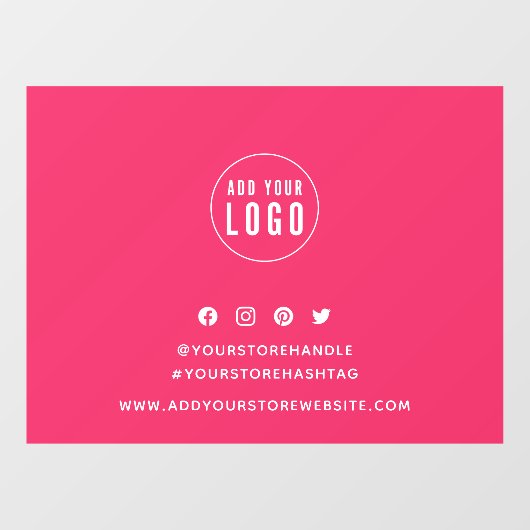 Hintergrundinformationen zum Hinzufügen von Logos Fensteraufkleber (Blatt)