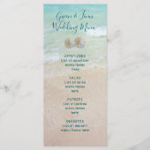 Hintergrundinformationen zum Hochzeitsmenü von San Menükarte (Vorderseite)