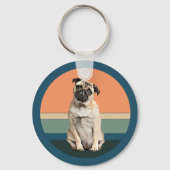 Hintergrundinformationen zum Hund für Mops Schlüsselanhänger (Vorderseite)