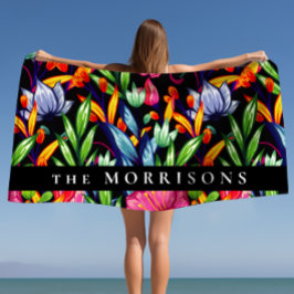 Hintergrundinformationen zum Muster der personalis Strandtuch