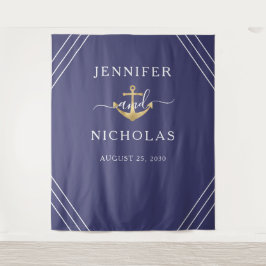 Hintergrundinformationen zum Nautical Gold Anchor Wandteppich