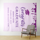 Hintergrundinformationen zum niedlichen Lila-Chic- Wandteppich (Beispiel (Horizontal))